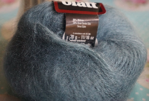 From France Anny Blatt 80% Mohair 20% Silk Yarn YARN Honey blue